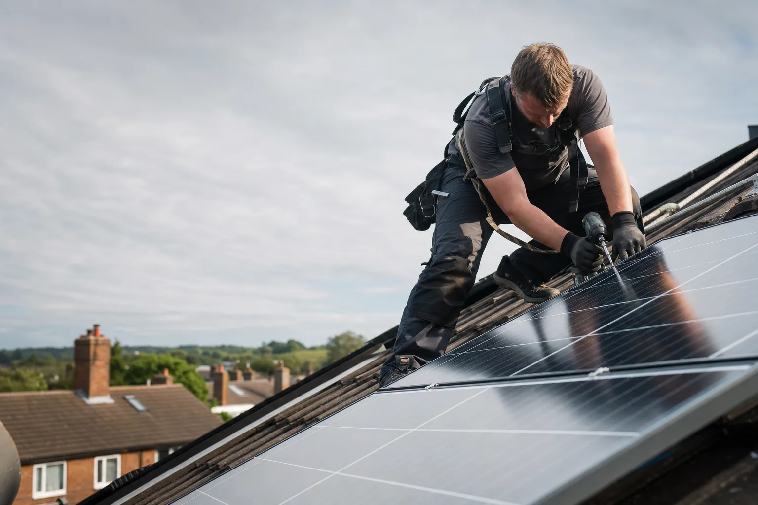 3ti solar car park canopy installation