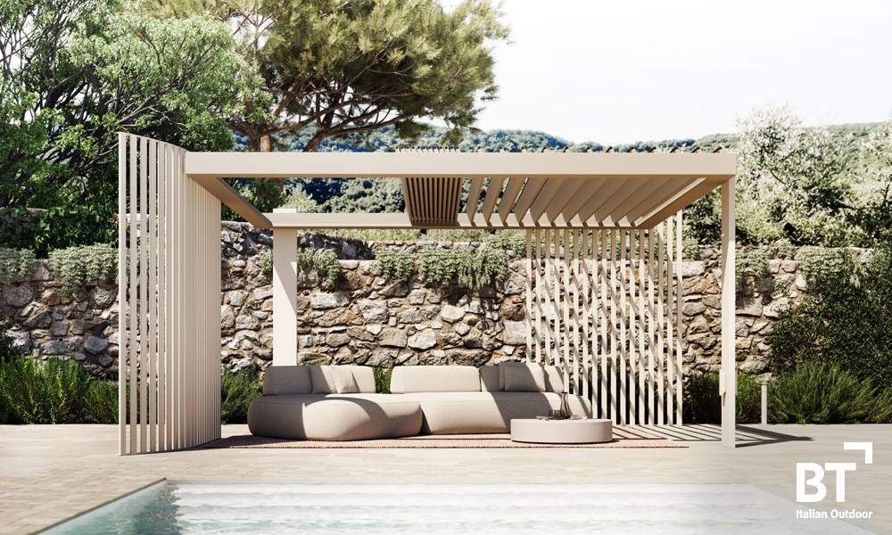 BT Outdoor glass veranda installation