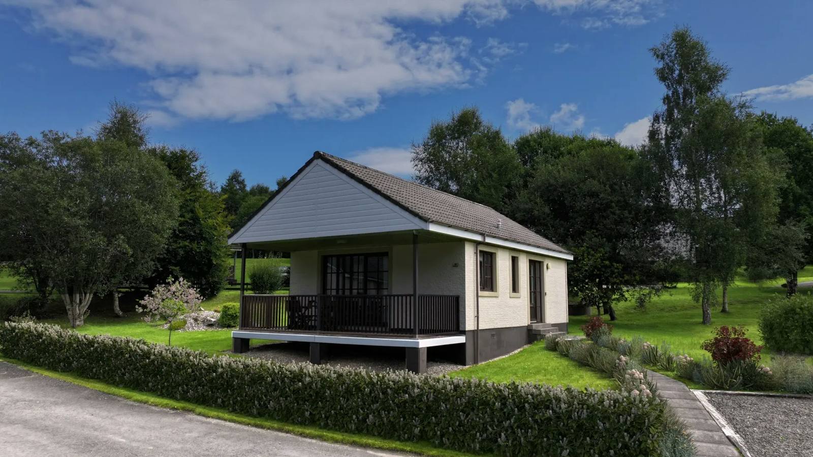 A two bedroom lodge at Brunston