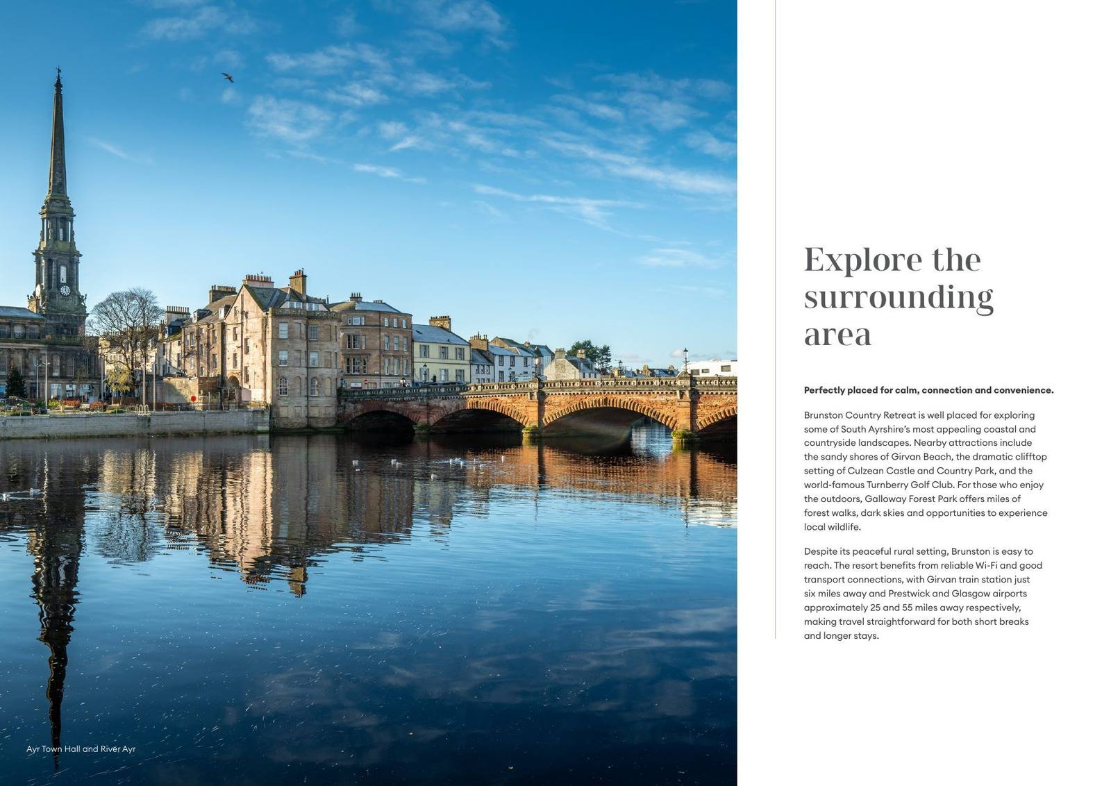 Brochure page: local highlights