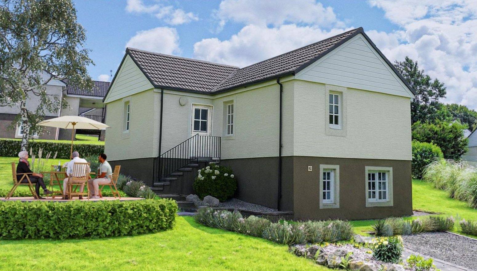 A four bedroom lodge at Brunston