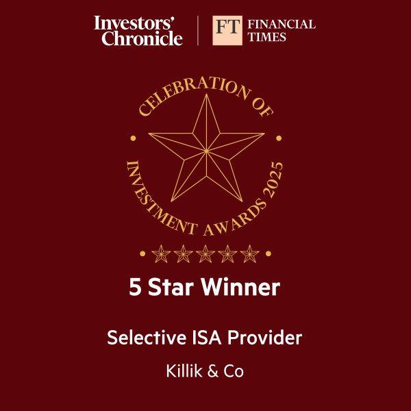 Investors Chronicle & Financial Times 5 Star Winner 2025: Selective ISA Provider