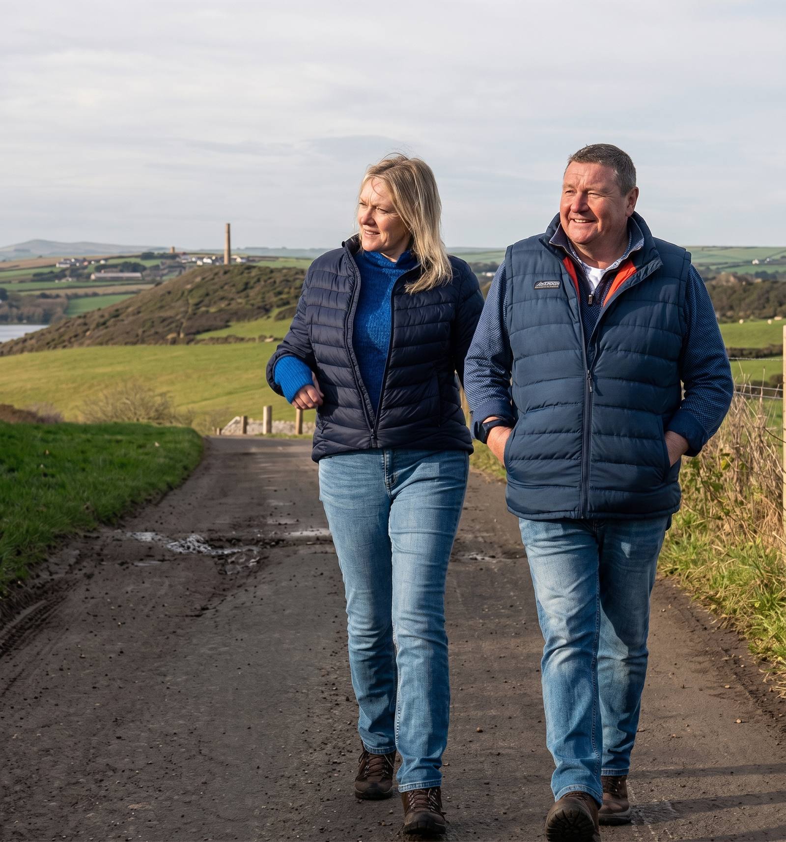 Lovat Parks owners Marc and Tracey at Padstow Holiday Village